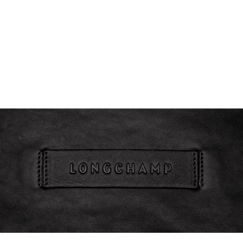 Longchamp 3D Bőr Válltáskák Női Fekete | 26173ORHK