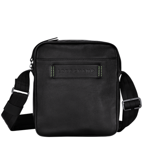 Longchamp 3D S Bőr Crossbody Táska Férfi Fekete | 87930ASXR