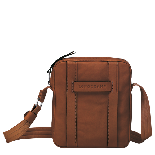 Longchamp 3D S Bőr Crossbody Táska Férfi Barna | 94632PBMZ