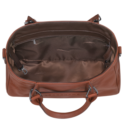 Longchamp 3D S Bőr Kézitáska Női Barna | 41805WPDS