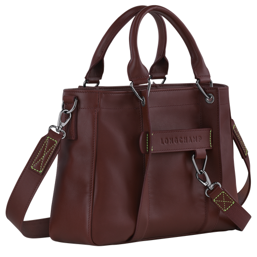 Longchamp 3D S Bőr Kézitáska Női Piros | 09158KWYU