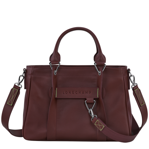 Longchamp 3D S Bőr Kézitáska Női Piros | 09158KWYU