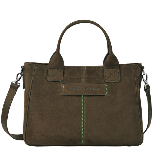 Longchamp 3D S Bőr Kézitáska Női Zöld | 02936UMVQ