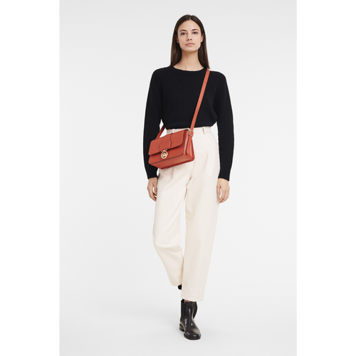 Longchamp Box-Trot M Bőr Crossbody Táska Női Narancssárga | 76290NPCW