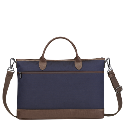 Longchamp Boxford S Vászon Aktatáska Női Kék | 38204DKXZ