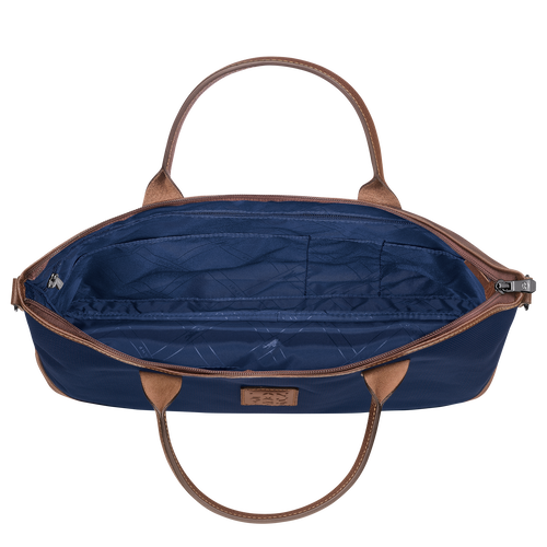 Longchamp Boxford S Vászon Aktatáska Női Kék | 38204DKXZ