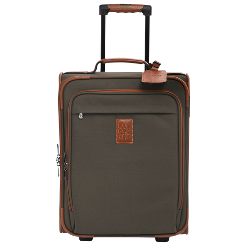 Longchamp Boxford Vászon Bőröndök Férfi Barna | 98706ZJYE