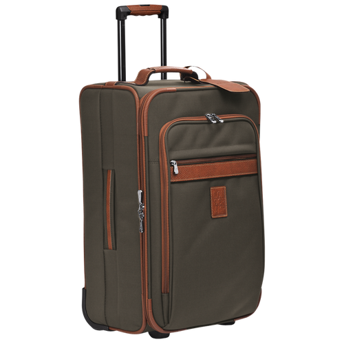 Longchamp Boxford Vászon Bőröndök Női Barna | 67483NFXU