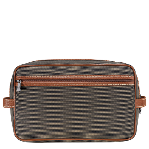 Longchamp Boxford Vászon Toaletttáskák Női Barna | 79135EUDC