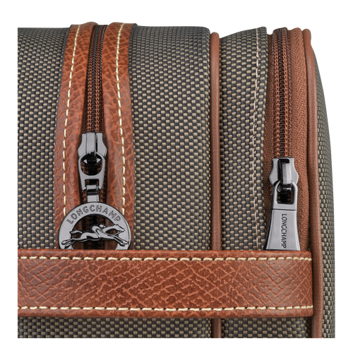 Longchamp Boxford Vászon Toaletttáskák Női Barna | 79135EUDC