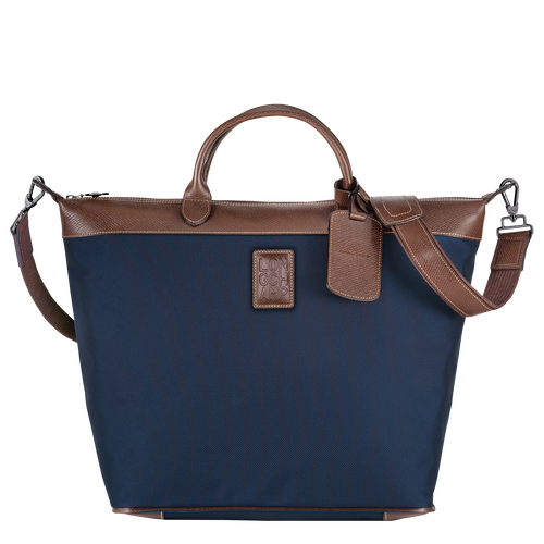 Longchamp Boxford Vászon Utazótáskák Női Kék | 73084IYWU