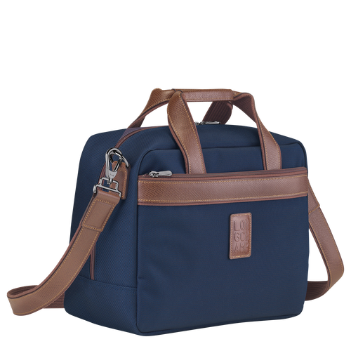 Longchamp Boxford Vászon Utazótáskák Női Kék | 92601FYXV