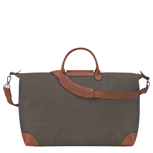 Longchamp Boxford XL Vászon Utazótáskák Férfi Barna | 82195PUTO