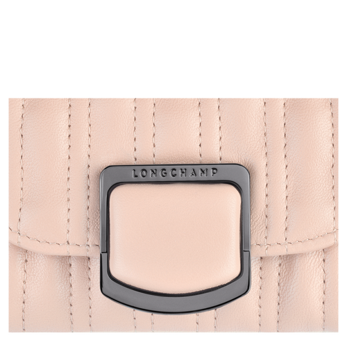 Longchamp Brioche Bőr Kártyatartó Női Rózsaszín | 35260YKQH