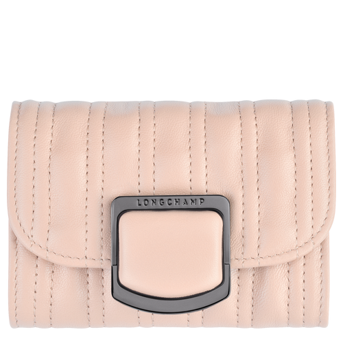 Longchamp Brioche Bőr Kártyatartó Női Rózsaszín | 35260YKQH