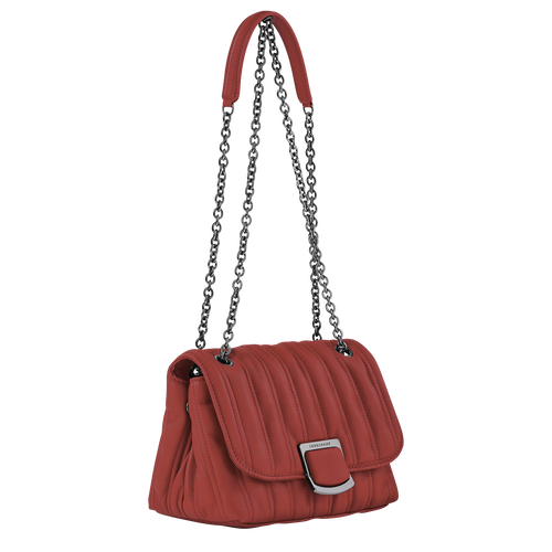 Longchamp Brioche S Bőr Crossbody Táska Női Piros | 41850VCXG