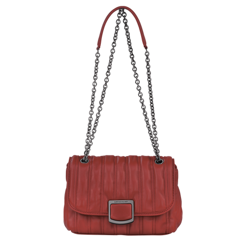 Longchamp Brioche S Bőr Crossbody Táska Női Piros | 41850VCXG