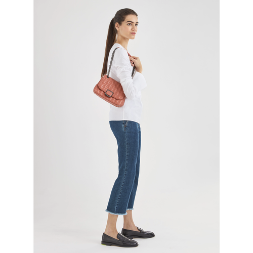 Longchamp Brioche S Bőr Crossbody Táska Női Szürke | 59026PZAC