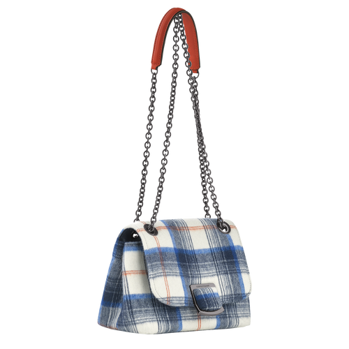Longchamp Brioche S Vászon Crossbody Táska Női Kék | 48539VCMY