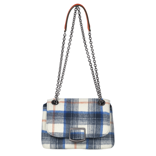 Longchamp Brioche S Vászon Crossbody Táska Női Kék | 48539VCMY