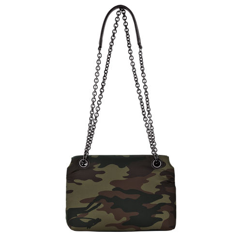 Longchamp Brioche S Vászon Crossbody Táska Női Zöld | 56317VSZE