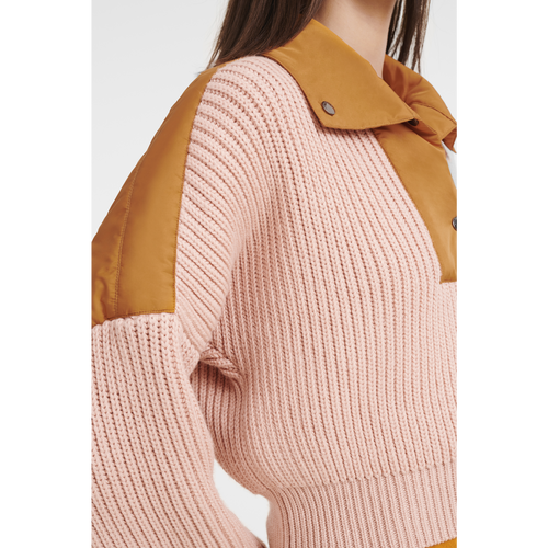 Longchamp Fall-Téli 2022 Kollekciók Gyapjú Felsők Női Rózsaszín | 96573BTGD