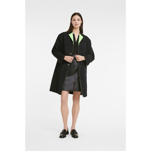Longchamp Fall-Téli 2022 Kollekciók Pamut Kabátok Női Fekete | 18479BQDR
