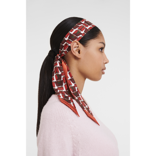 Longchamp Fall-Téli 2022 Kollekciók Silk Silk Scarves Női Narancssárga | 01893BHXU