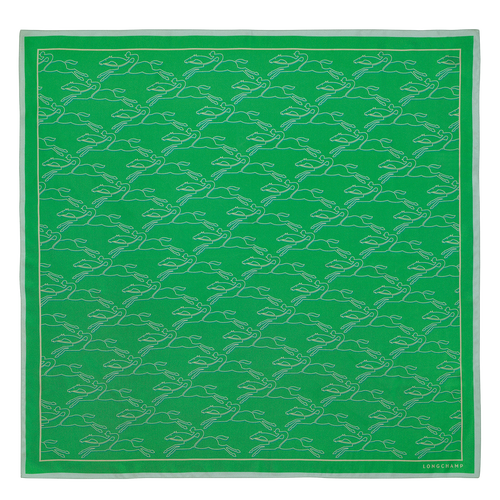 Longchamp Fall-Téli 2022 Kollekciók Silk Silk Scarves Női Zöld | 40128EVRL