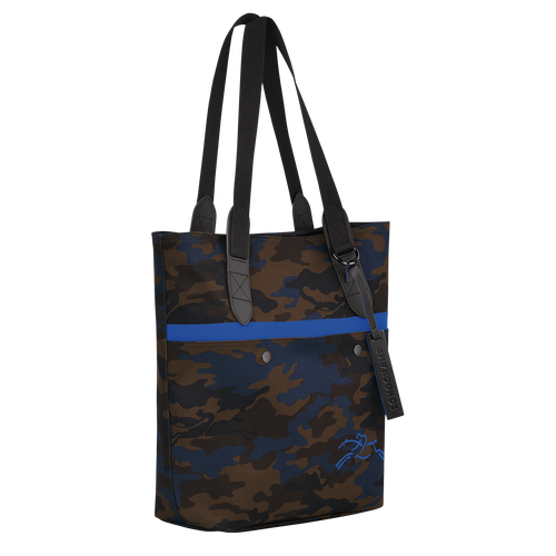 Longchamp Gabin Vászon Kézitáska Női Kék | 34679PKMB