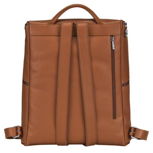 Longchamp Le Foulonné Bőr Hátizsák Férfi Barna | 32491FMHY