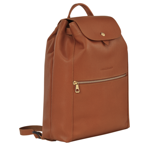 Longchamp Le Foulonné Bőr Hátizsák Női Barna | 59237RFBP
