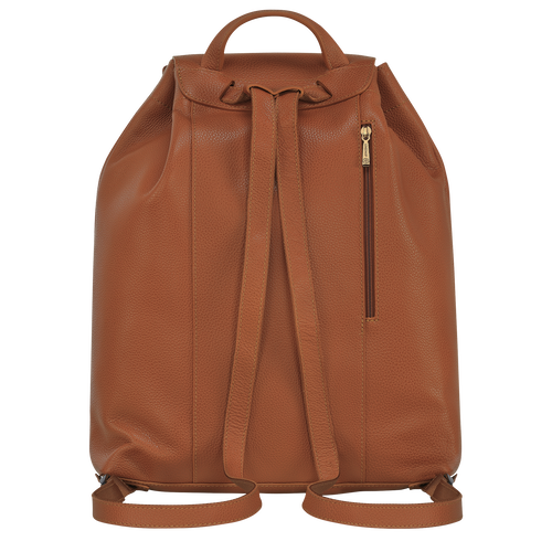 Longchamp Le Foulonné Bőr Hátizsák Női Barna | 59237RFBP