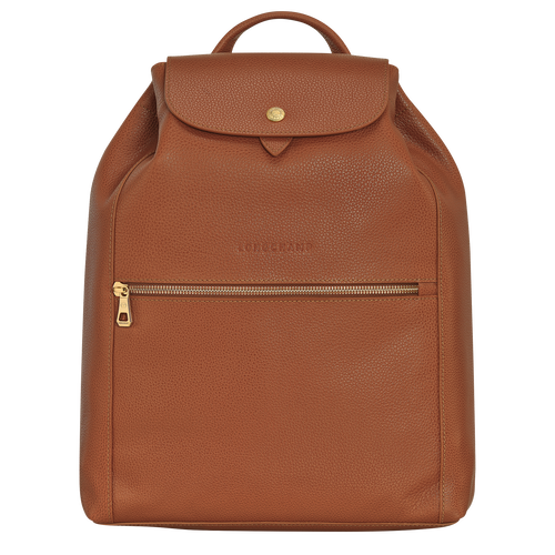 Longchamp Le Foulonné Bőr Hátizsák Női Barna | 59237RFBP