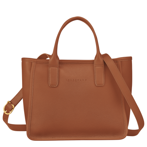 Longchamp Le Foulonné Bőr Kézitáska Női Barna | 31659PBIJ