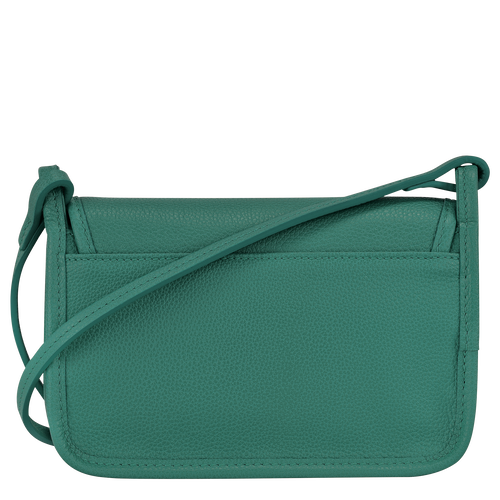 Longchamp Le Foulonné Bőr Pénztárca Női Zöld | 42809LYUQ