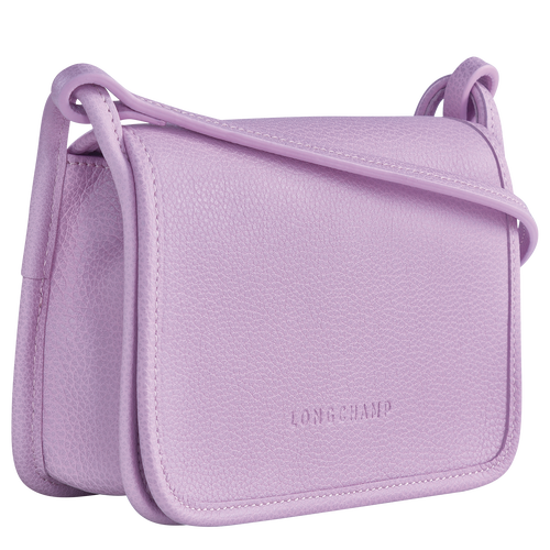 Longchamp Le Foulonné Bőr Pénztárca Női Lila | 91047ESMU