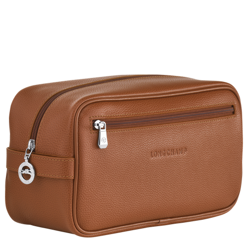 Longchamp Le Foulonné Bőr Toaletttáskák Férfi Barna | 92501QVCL