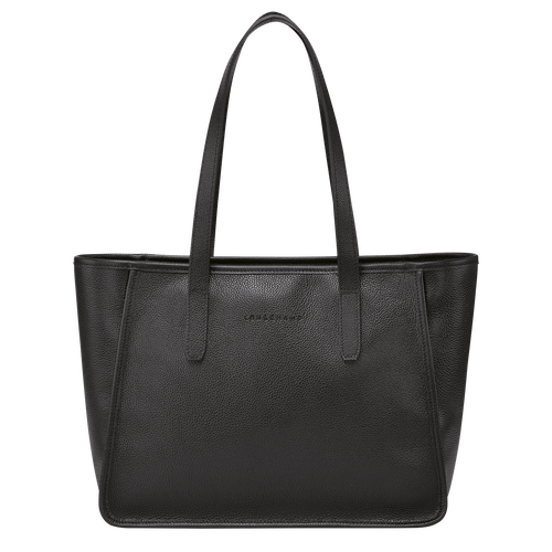 Longchamp Le Foulonné Bőr Válltáskák Női Fekete | 07259DNAL