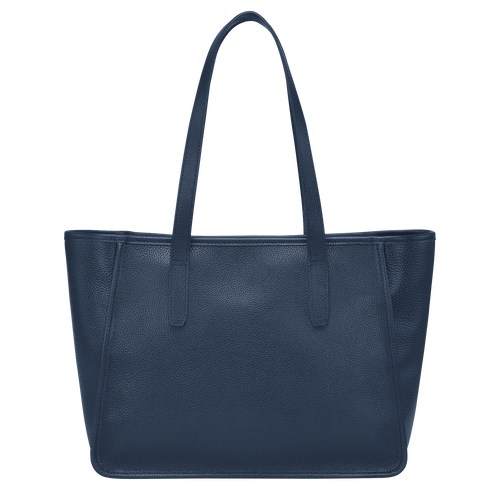 Longchamp Le Foulonné Bőr Válltáskák Női Kék | 49765ZJDG