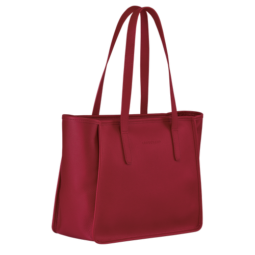 Longchamp Le Foulonné Bőr Válltáskák Női Piros | 52718XUMT