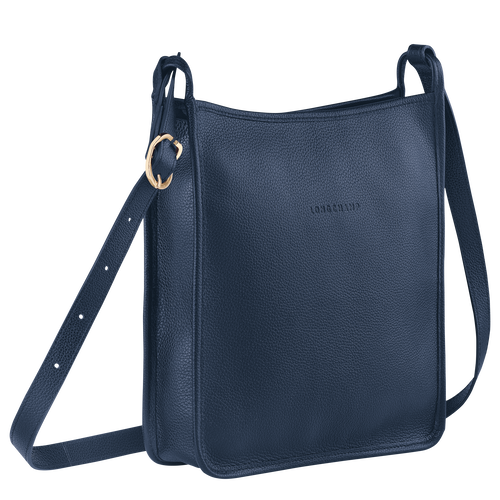 Longchamp Le Foulonné L Bőr Crossbody Táska Női Kék | 21350RWSG