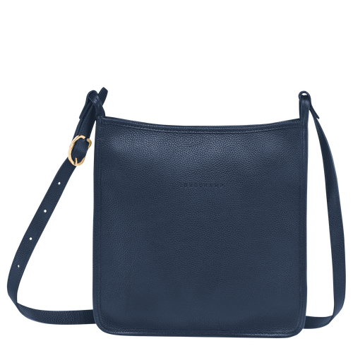 Longchamp Le Foulonné L Bőr Crossbody Táska Női Kék | 21350RWSG