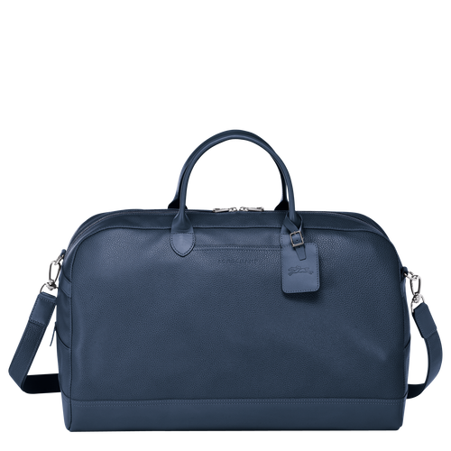 Longchamp Le Foulonné L Bőr Utazótáskák Női Kék | 05387AFVX