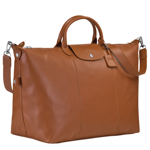 Longchamp Le Foulonné L Bőr Utazótáskák Férfi Barna | 24751INVC