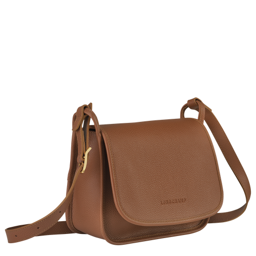 Longchamp Le Foulonné M Bőr Crossbody Táska Női Barna | 64382ZIBN