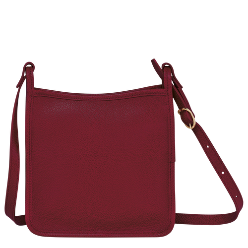 Longchamp Le Foulonné S Bőr Crossbody Táska Női Piros | 53914APOZ