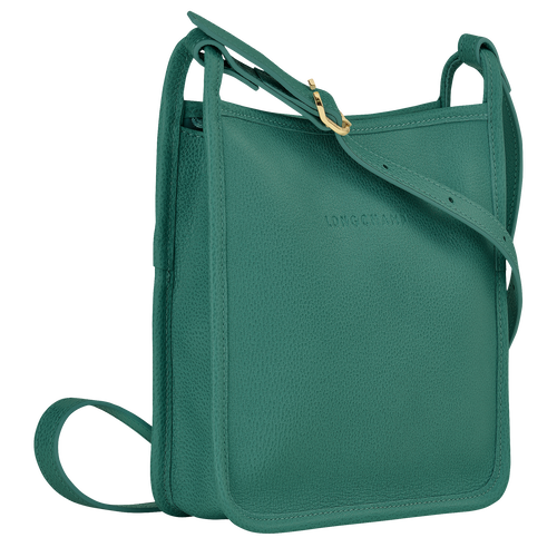 Longchamp Le Foulonné S Bőr Crossbody Táska Női Zöld | 62589RGJO