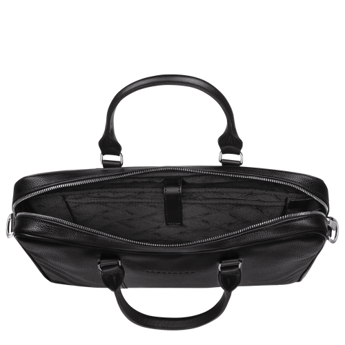 Longchamp Le Foulonné XS Bőr Aktatáska Férfi Fekete | 83092XDPU