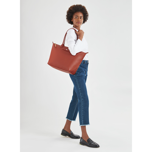 Longchamp Le Pliage City L Vászon Válltáskák Női Narancssárga | 20154DYIE